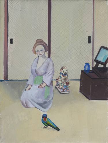 Print of Figurative Interiors Paintings by Daisy Clarke