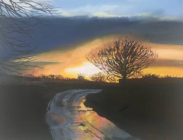 Print of Figurative Landscape Paintings by Daisy Clarke