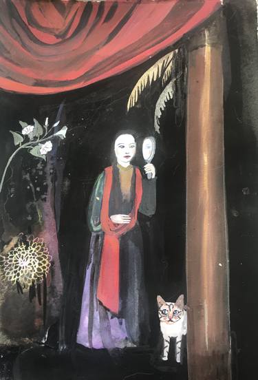 Print of Figurative Interiors Paintings by Daisy Clarke