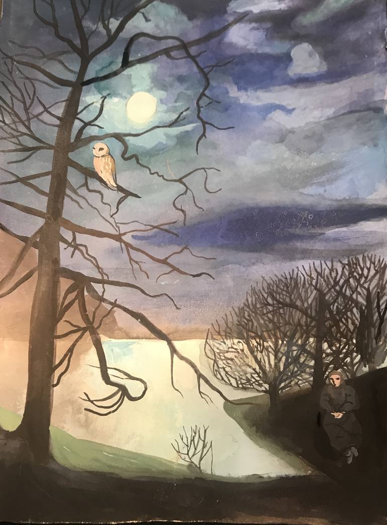 Clair De Lune Painting By Daisy Clarke Saatchi Art