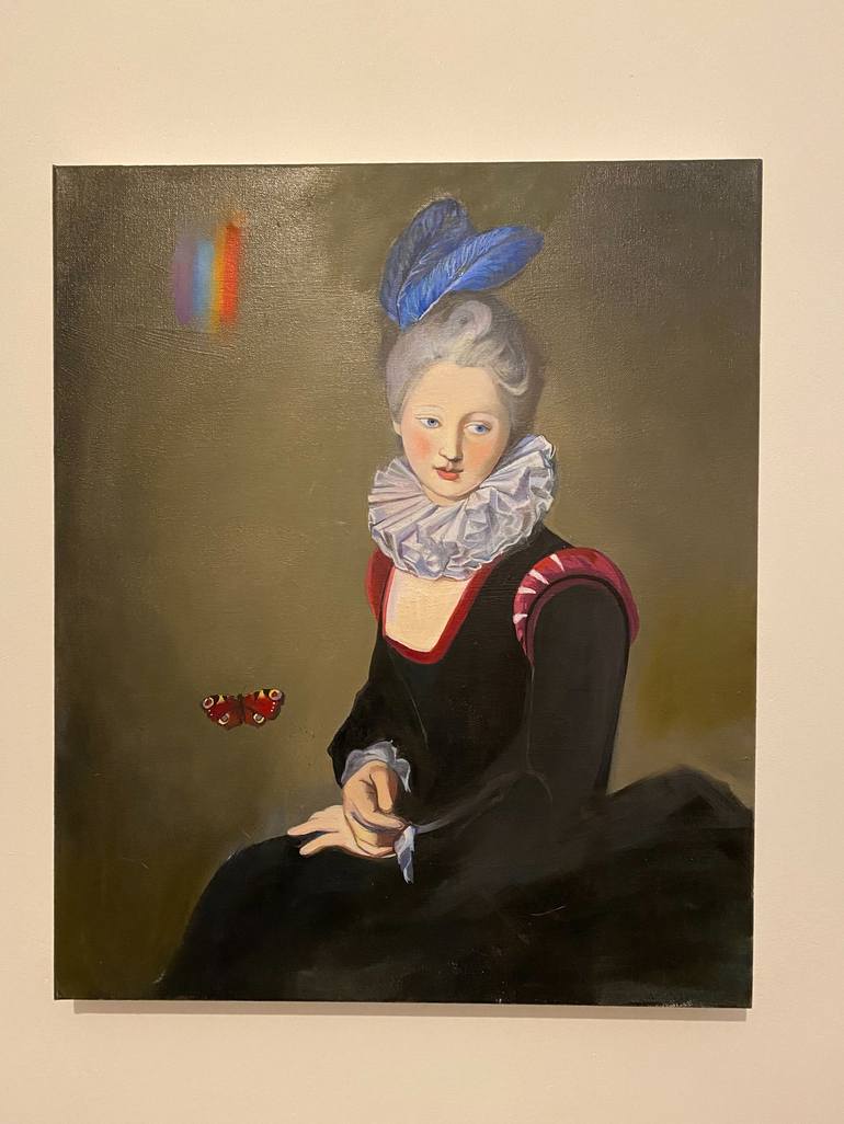 Original Portrait Painting by Daisy Clarke