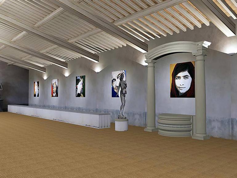 Original Portraiture People Painting by Fabrizio Ruggiero