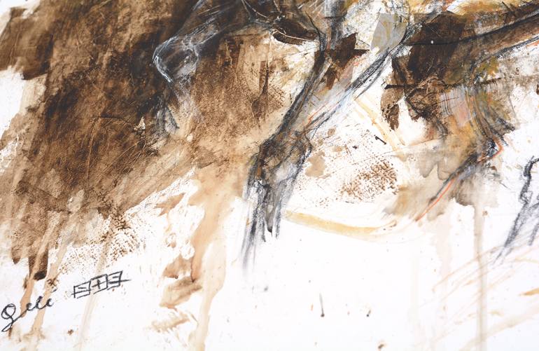 Original Contemporary Horse Painting by Benedicte Gele