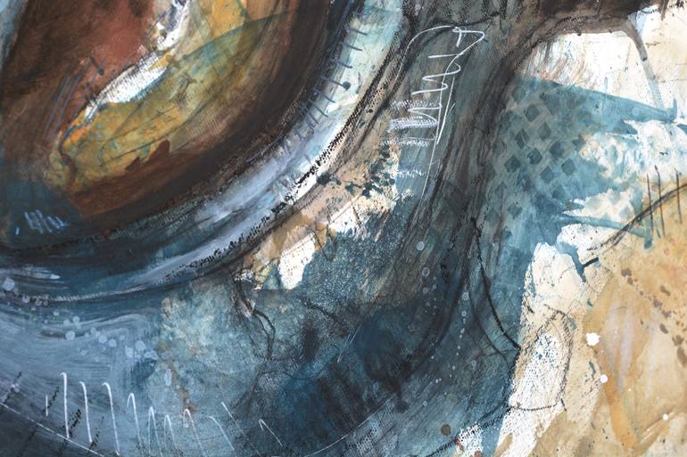 Original Abstract Expressionism Animal Painting by Benedicte Gele