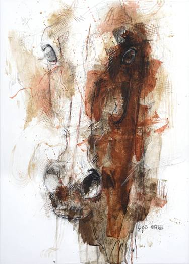 Print of Expressionism Horse Paintings by Benedicte Gele