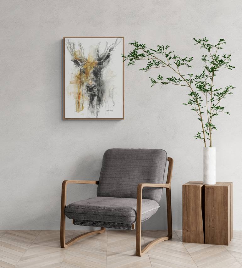 Original Contemporary Animal Painting by Benedicte Gele