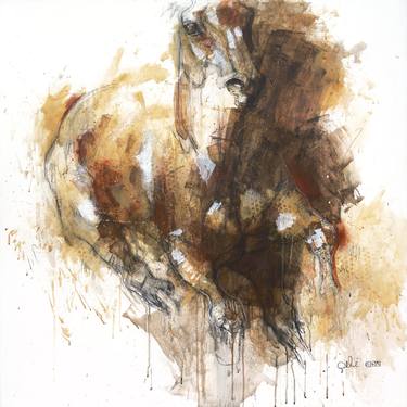 Original Abstract Expressionism Animal Paintings by Benedicte Gele