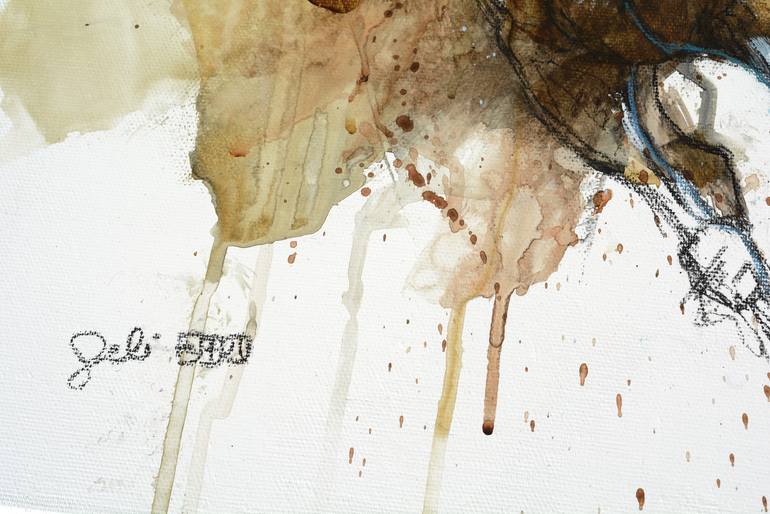 Original Expressionism Horse Painting by Benedicte Gele
