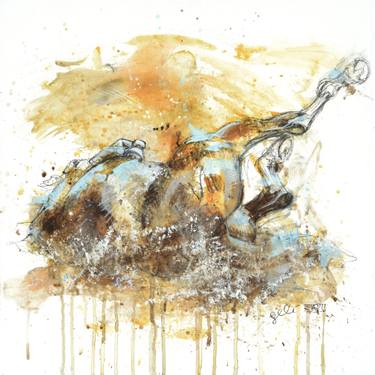Original Abstract Expressionism Horse Paintings by Benedicte Gele
