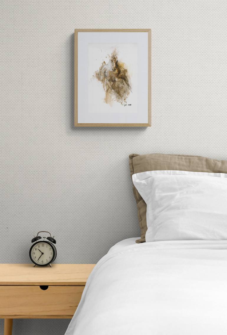 Original Contemporary Horse Painting by Benedicte Gele