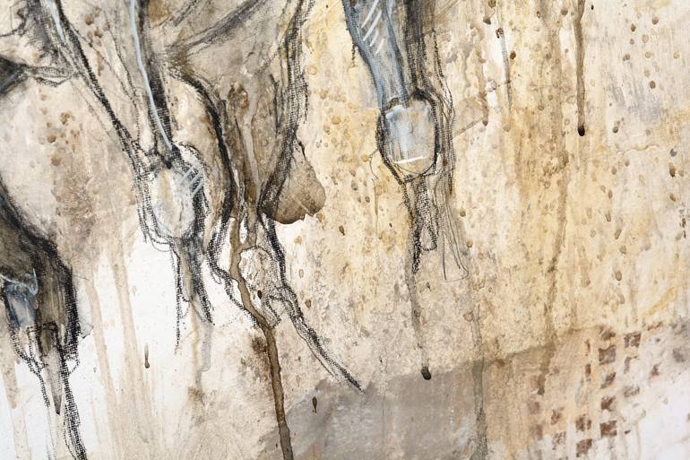 Original Abstract Expressionism Horse Painting by Benedicte Gele