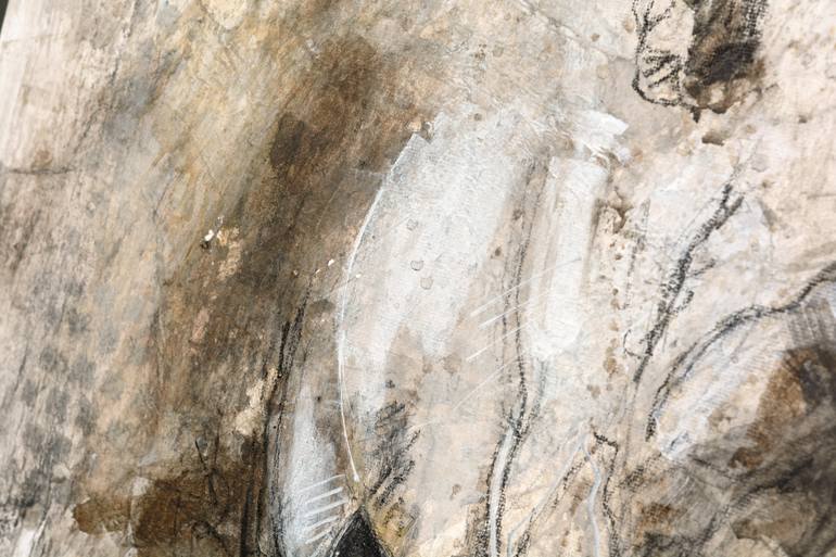 Original Abstract Expressionism Horse Painting by Benedicte Gele