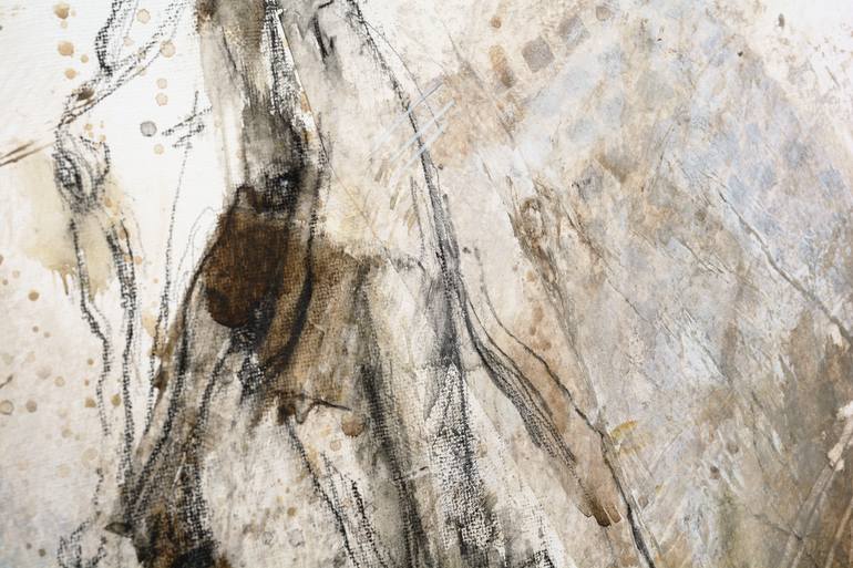 Original Abstract Expressionism Horse Painting by Benedicte Gele