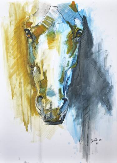 Print of Animal Paintings by Benedicte Gele