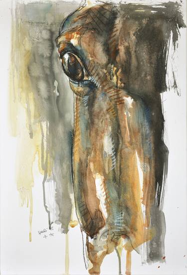 Original Expressionism Horse Paintings by Benedicte Gele