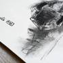 ::: Medium: charcoal, black chalk and gesso on paper (265g/m2), without frame, finished with a varnish, sent rolled in a tube
::: Size: 16.5" x 22" / 42 x 56 cm
::: Year: 2017