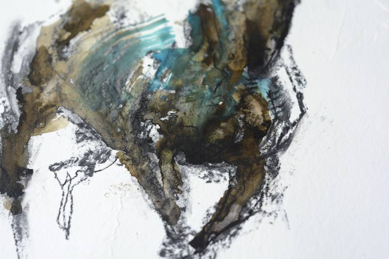 Original Expressionism Horse Painting by Benedicte Gele