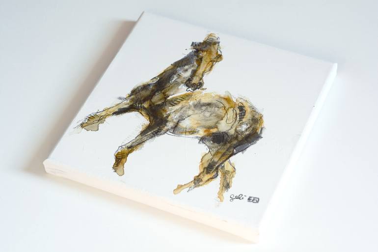 Original Horse Painting by Benedicte Gele