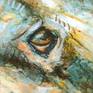 Art painting of a horse head.
::: Medium: Black chalk, acrylic, pastels and gesso on canvas, without frame, finished with a varnish, ready to hang or ready to be framed at your choice
::: Size: 28.7 x 21.3 in / 73 x 54 cm
::: Year: 2018