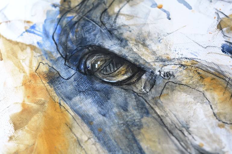 Original Horse Painting by Benedicte Gele