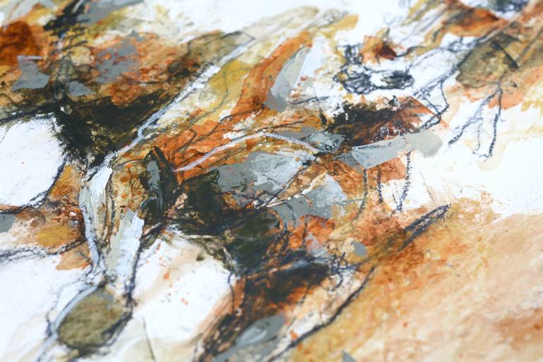 Original Expressionism Horse Painting by Benedicte Gele