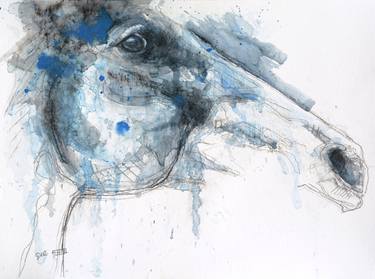 Original Horse Paintings by Benedicte Gele