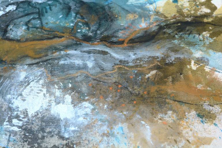 Original Abstract Expressionism Landscape Painting by Benedicte Gele