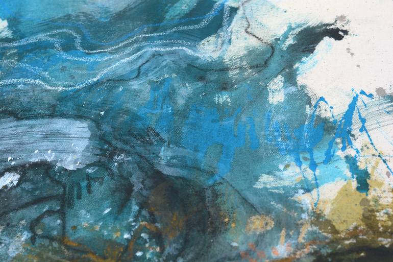 Original Abstract Landscape Painting by Benedicte Gele