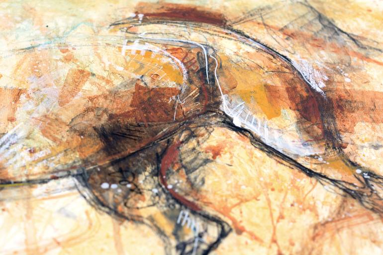 Original Expressionism Animal Painting by Benedicte Gele