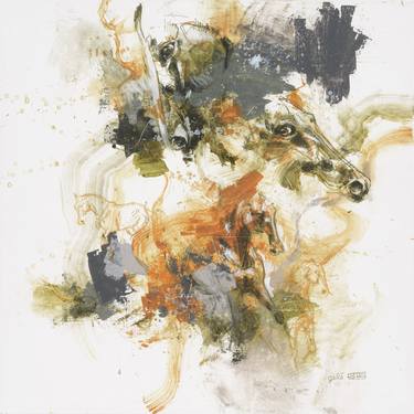 Print of Horse Paintings by Benedicte Gele