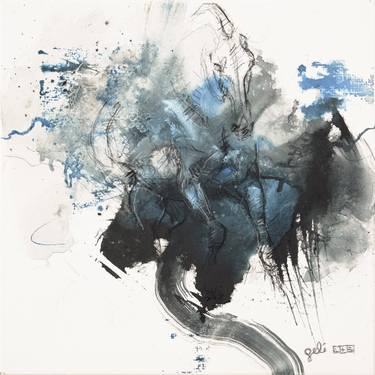 Original Abstract Expressionism Horse Paintings by Benedicte Gele