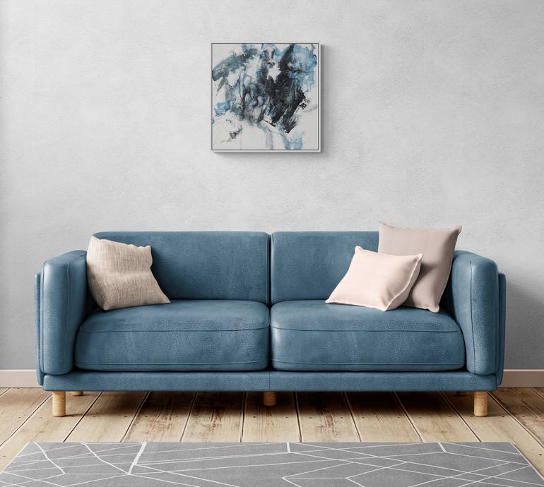 Original Abstract Expressionism Horse Painting by Benedicte Gele