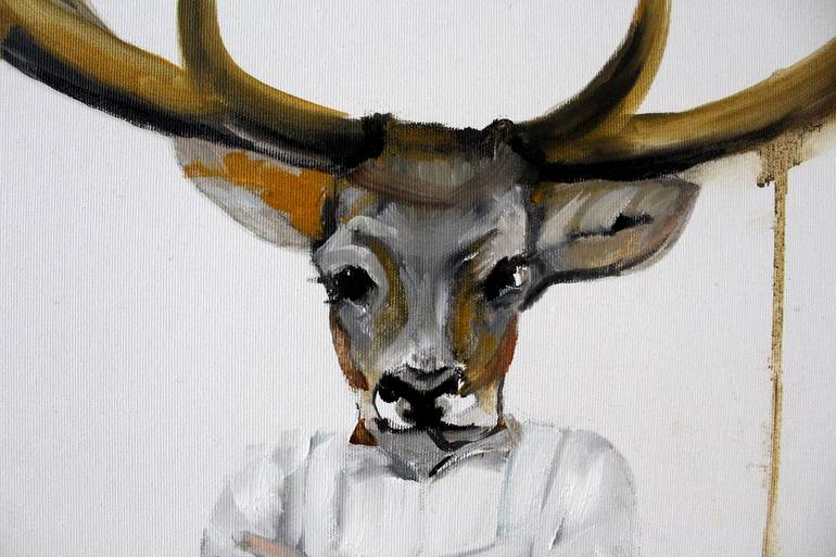 Original Figurative Animal Painting by Dominika Block