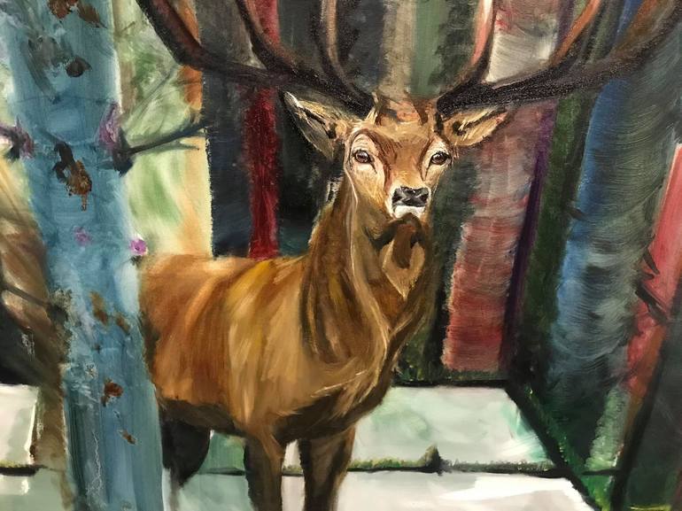 Original Figurative Animal Painting by Dominika Block