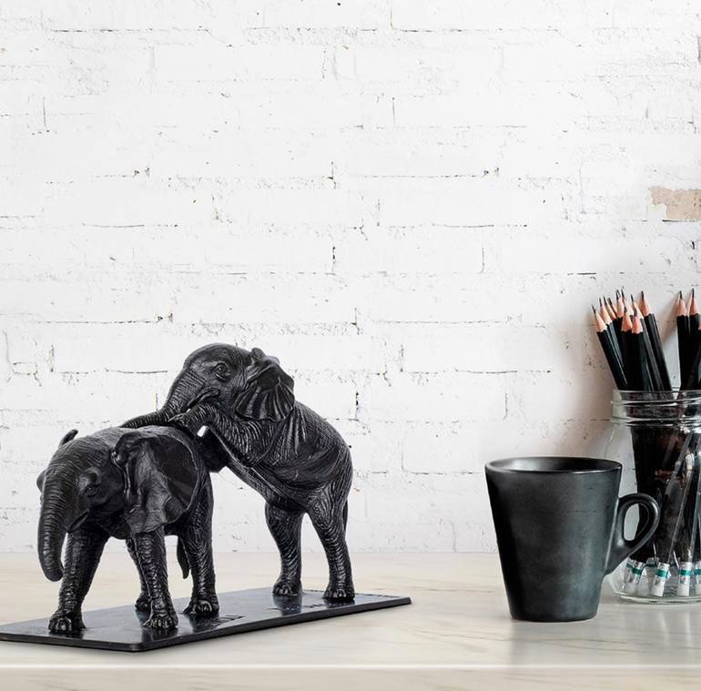 Original Figurative Animal Sculpture by Gillie And Marc Schattner