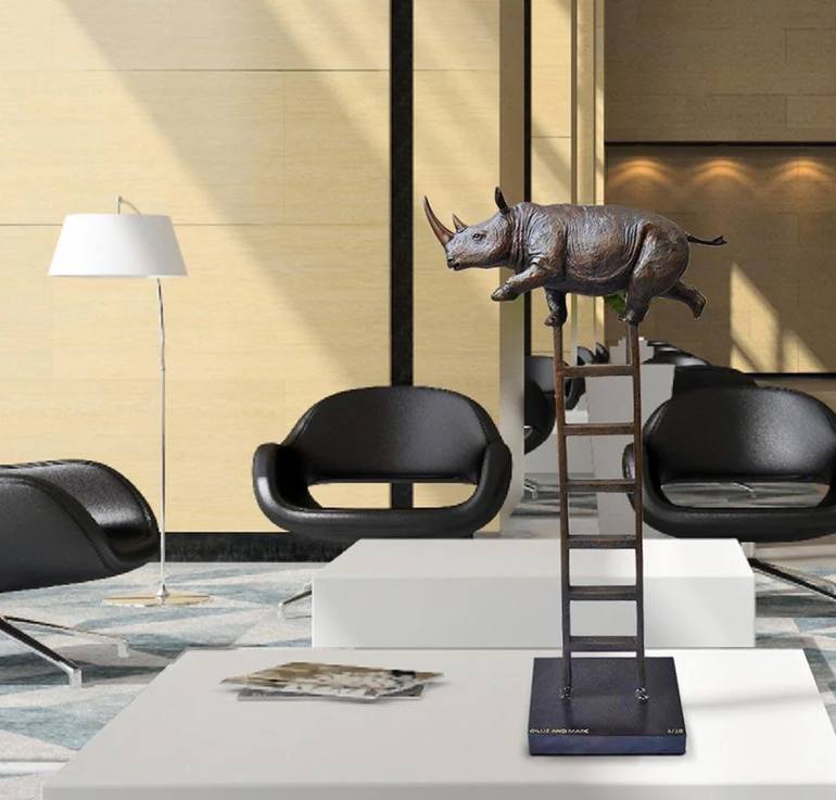 Original Figurative Animal Sculpture by Gillie And Marc Schattner
