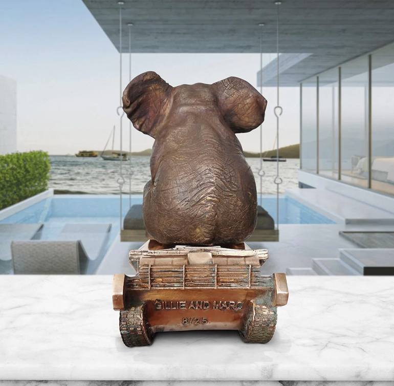 Original Figurative Animal Sculpture by Gillie And Marc Schattner