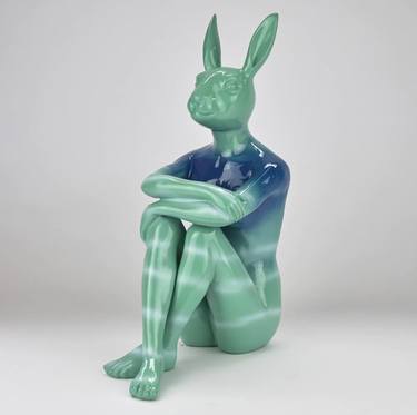 Splash Pop City Bunny (Resin Sculpture) thumb