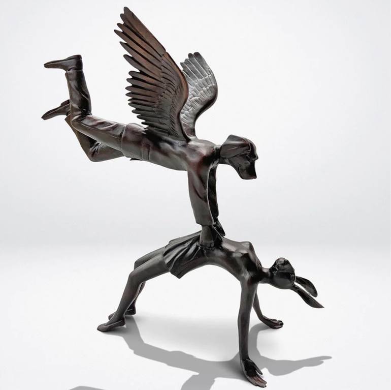 Original Figurative Animal Sculpture by Gillie And Marc Schattner