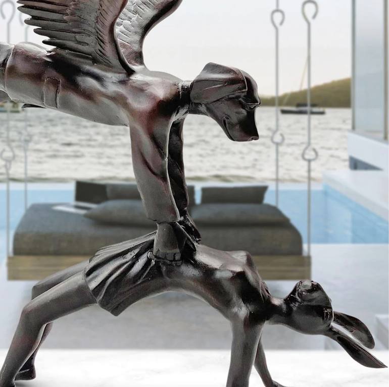 Original Figurative Animal Sculpture by Gillie And Marc Schattner