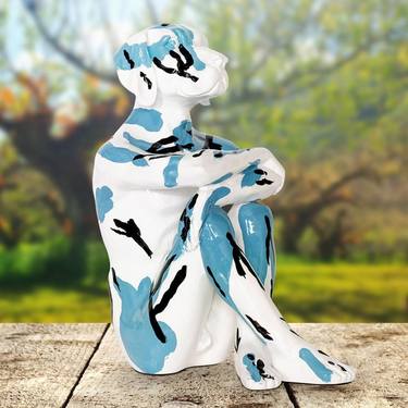 Splash Pop City Pup (White with Blue and Black Pattern) thumb