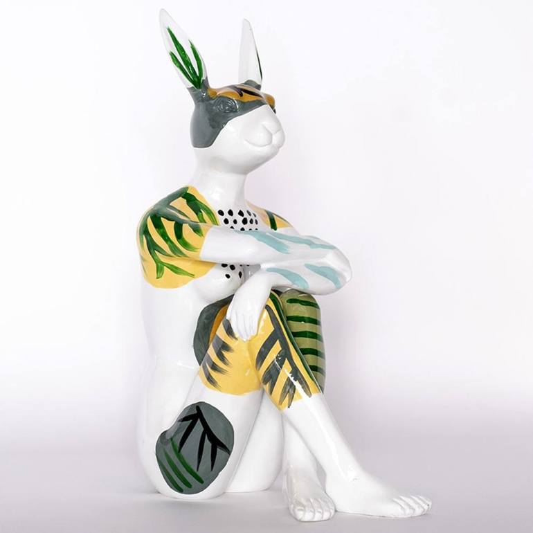 Original Pop Art Animal Sculpture by Gillie and Marc Schattner