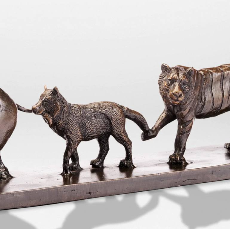 Original Conceptual Animal Sculpture by Gillie And Marc Schattner