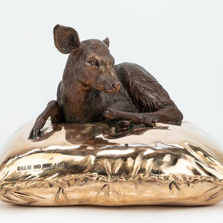 Original Minimalism Animal Sculpture by Gillie And Marc Schattner