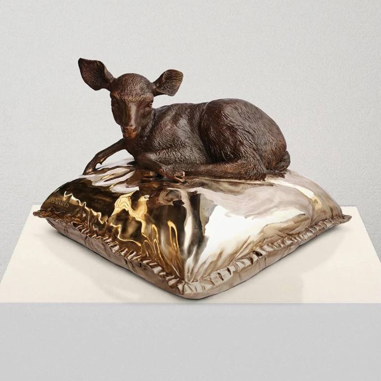 Original Minimalism Animal Sculpture by Gillie And Marc Schattner