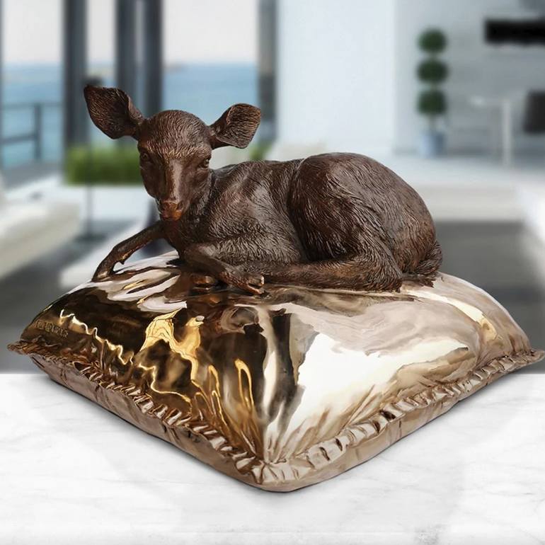 Original Minimalism Animal Sculpture by Gillie And Marc Schattner