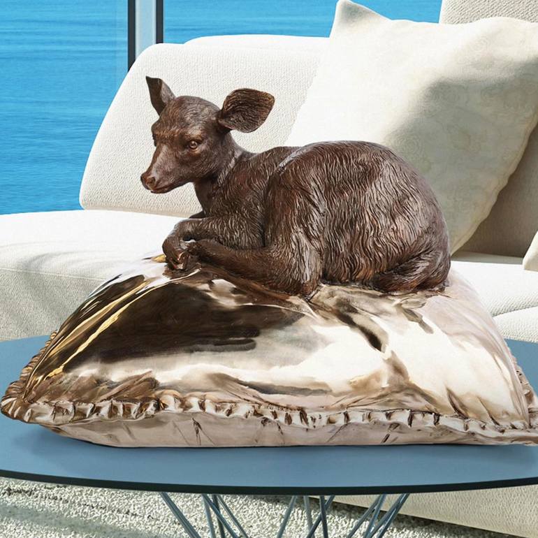 Original Minimalism Animal Sculpture by Gillie And Marc Schattner