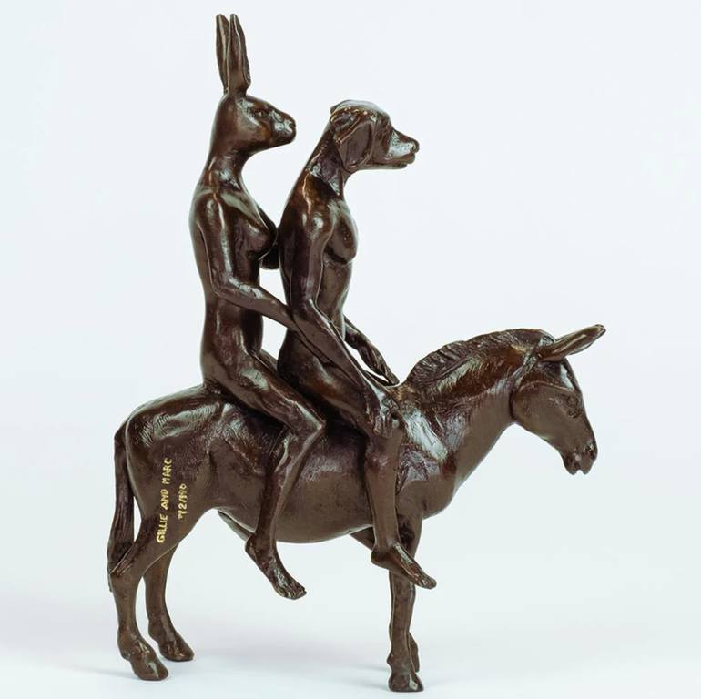 Original Conceptual Animal Sculpture by Gillie And Marc Schattner