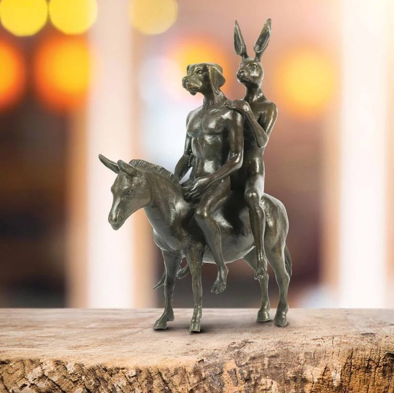Original Conceptual Animal Sculpture by Gillie And Marc Schattner