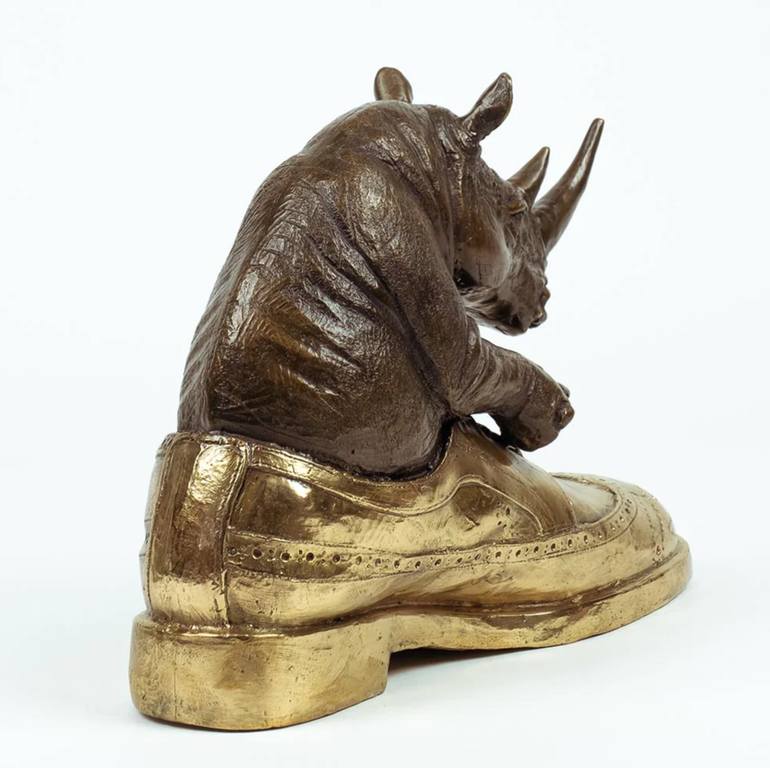 Original Expressionism Animal Sculpture by Gillie And Marc Schattner